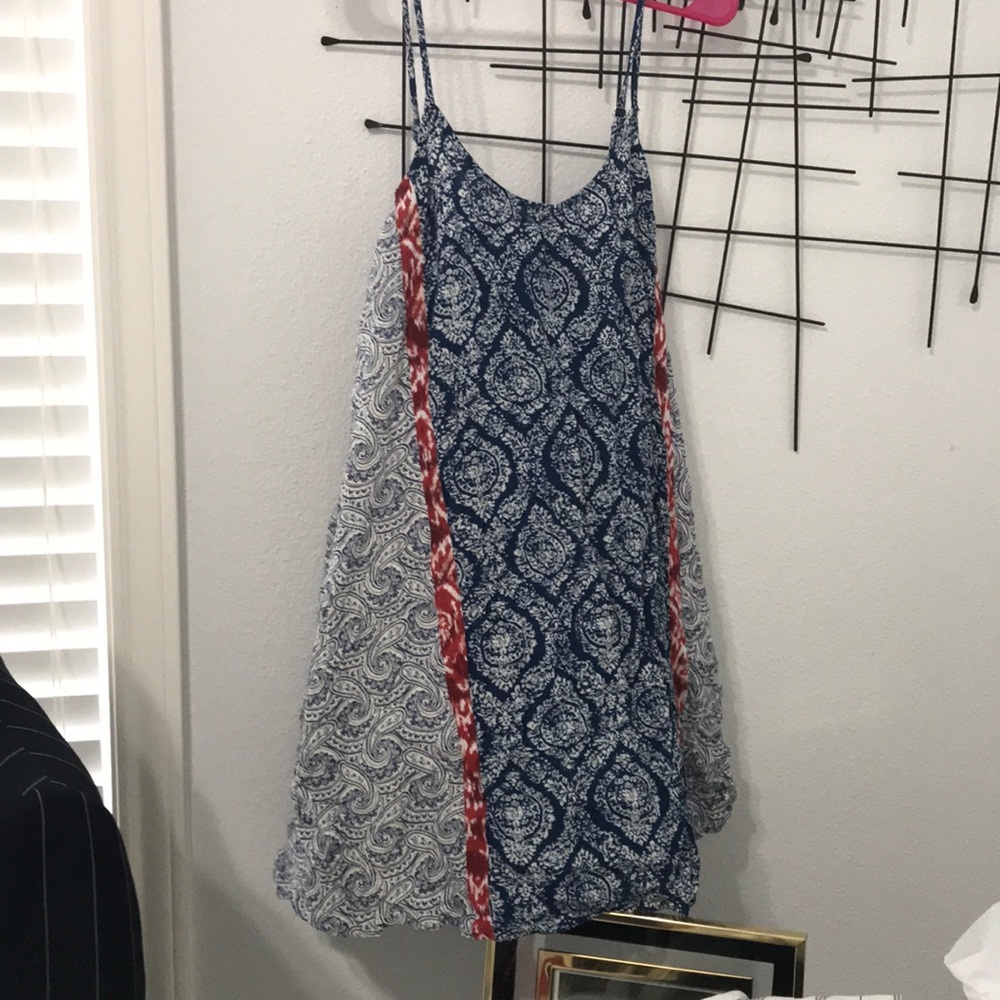 Comfy boho print dress